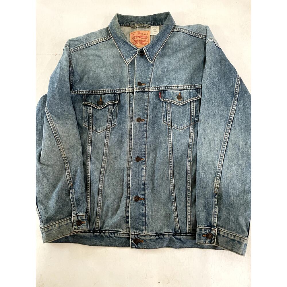 Levi’s 70507 Light Wash Denim Jacket 3XL Oversized Vintage Style Trucker